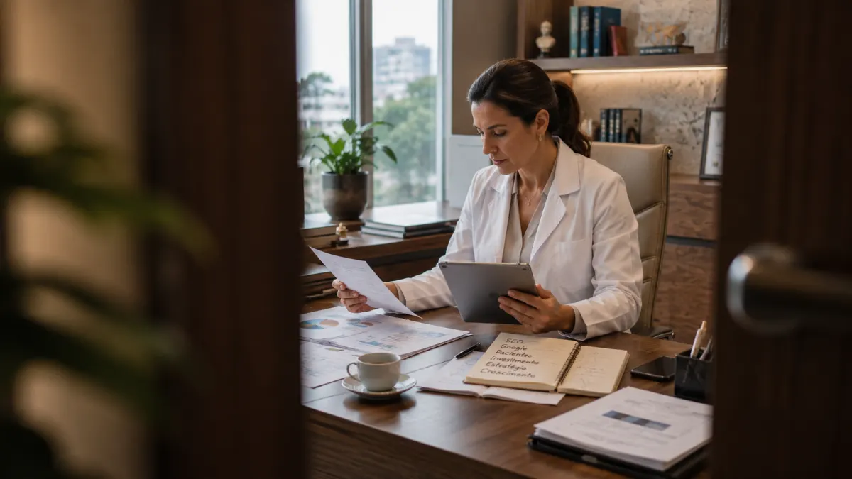 marketing médico é investimento porque tem retorno mensurável